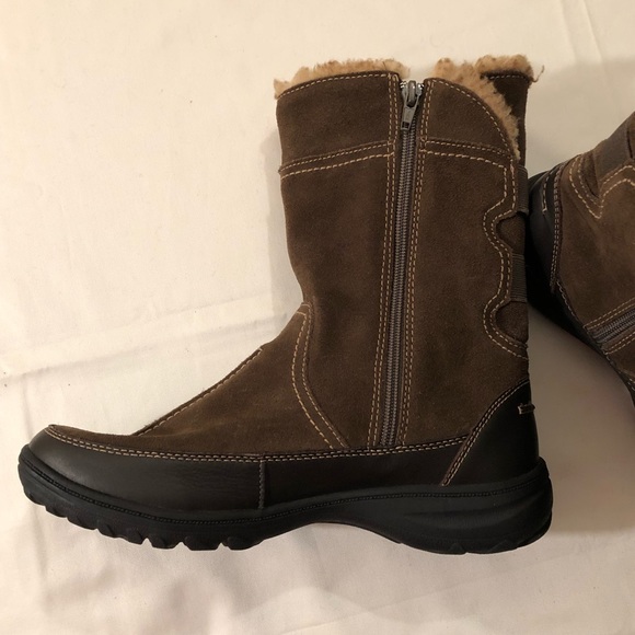 Womens Clarks Leather Boots - Picture 9 of 16